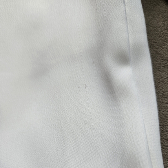 NWT Express X Rachel Zoe Wide Leg Satin Cream White Pant Size 6 - Picture 8 of 10